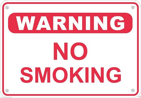 904 safety sign no smoking products are offered for sale by suppliers on alibaba.com. Warning No Smoking Sign Safety Security Business Aluminum ...