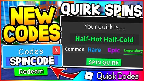 My hero mania codes are freebies that the developer gives out to players and most often contain spins that allow you to change your quirk. Roblox My Hero Mania Codes 2021 - My Hero Mania Codes 2021 Roblox Heroes Legacy Codes January ...