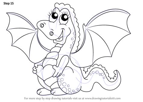Step by step drawing tutorial on how to draw a baby dragon for kids. Learn How to Draw a Baby Dragon for Kids (Dragons) Step by ...