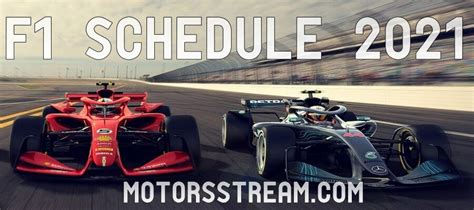 Check spelling or type a new query. Formula 1 Schedule 2021, Date, Time, Live Stream & Full Replay