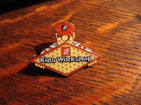 Quality local handymen ready to fix all those repair, maintenance and odd jobs. Home Depot Lapel Pin - Kids Workshop Carpenter DIY ...