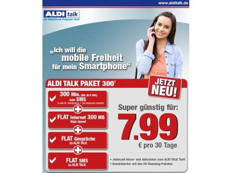 Haal het aldi talk startpakket in de dichtstbijzijnde aldi winkel. Aldi Talk: Neues Smartphone-Paket für 7,99 Euro ab sofort ...