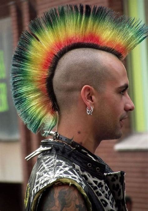 The hairstyle stands out through. 65 New Punk Hairstyles for Guys in 2015 | Punk hair, Punk ...