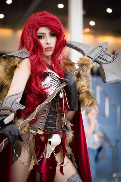 I like being a bad girl. WonderCon 2016 Red Sonja Cosplay