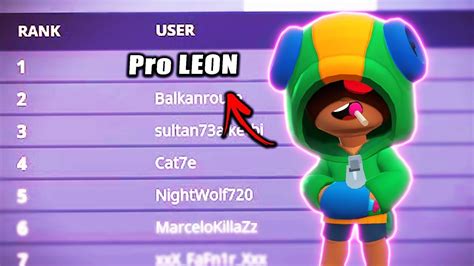 Secret glitch to unlock free legendary brawlers in brawl stars! What a Rank 1 Leon Player Looks Like..!! - NEW Brawl Stars ...