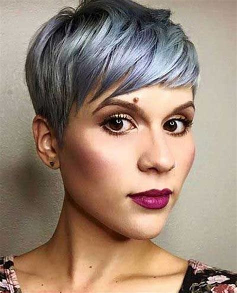 21+ Grey Pixie Cut PNG | Galhairs