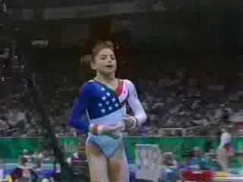 How old was dominique moceanu when she went to the olympics? Dominique Moceanu - 1996 Atlanta Olympic - UB (3) - YouTube