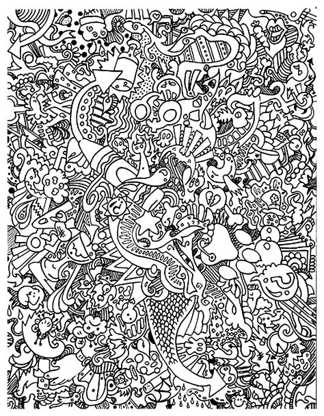 Doodling / Doodle art - Coloring pages for adults : coloring-doodle-art ...