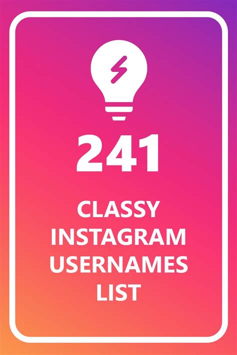 Or, you can use your subject matter. Classy Instagram Usernames list in 2020 | Usernames for ...