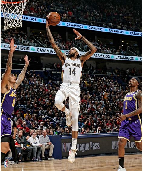 Lebron james had 34 points, 13 assists and 12 rebounds, and the los angeles lakers overcame anthony davis' absence and zion. Brandon Ingram New Orleans Pelicans Unsigned Layup vs. Los ...