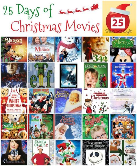 Need a christmas movie for kids, or a funny christmas movie to entertain a crowd? 25 Days of Christmas Movies with Free Printable List ...