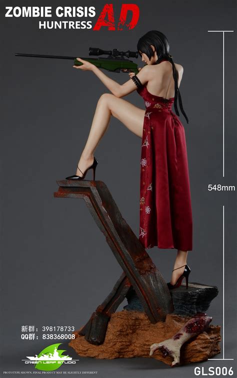 Statue #adawong #leon gw rela jadi zombie kl yg digigit kek gini !!! Green Leaf Studio - Zombie crisis - Huntress Ada Wong ...