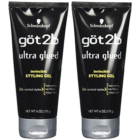 You can use gel to create softer looks, like a quiff and pompadour. Got2b Styling Gel for Men's Hair Ultra Glued Invincible ...