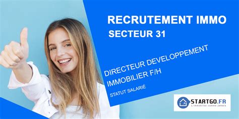 Lorsqu'on parle de télétravail, le plus simple est de se faire embaucher, c'est à dire obtenir le statut de salarié. DIRECTEUR DU DEVELOPPEMENT F/H - Statut salarié- TOULOUSE ...