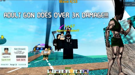 All star tower defense is one of the most popular tower defense games in the roblox ecosystem. 5 Star Adult Gon Showcase on All Star Tower Defense ...