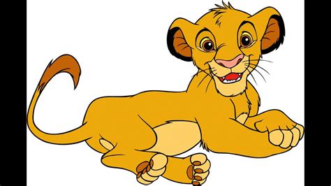 Download 22,657 lion cartoon free vectors. Coloring Book for kids: Lion King Simba cartoon - YouTube