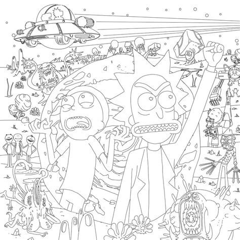 If you would like to download it, right click on the images and use the save image as menu. Rick And Morty Coloring Pages Coloring Pages