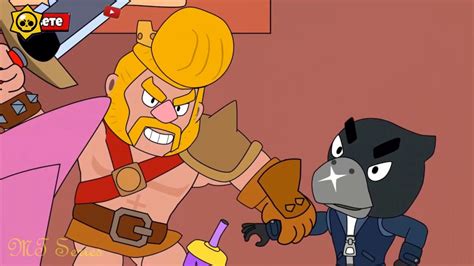 Barbarian king bull, crow, bo welcome to brawl star animation official channel. Brawl Stars Animation - Barbarian King Bull VS Gale Gadget ...