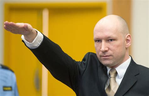 Can you describe your childhood? Anders Breivik gives Nazi salute on return to court as he ...