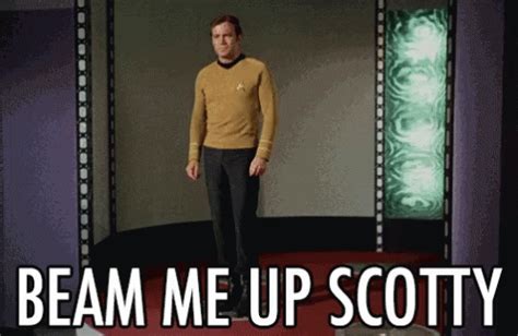 Beam me up scotty nicki minaj gifs, reaction gifs, cat gifs, and so much more. Star Trek Beam Me Up Scotty Gif - The Best Picture Of Beam