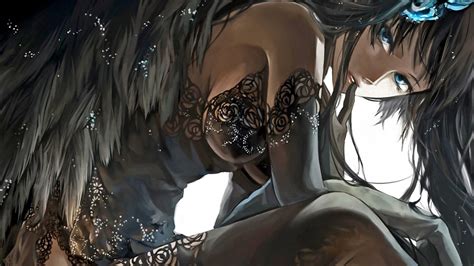 Angel dark, vintage, penetrating, angel, dark, double penetration, threesome, blowjob, cumshot, hardcore. Anime Gothic Angel Wallpaper (61+ images)