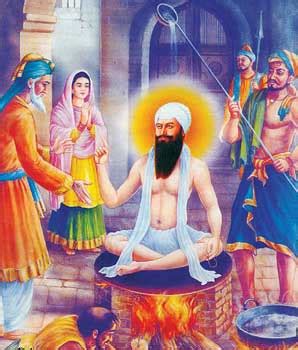 On 15 april 1563 in the house of sri guru ramdas at goindwal sahib from the. Shri Guru Arjan Dev ji di Shaheedi nu Kot-2 Pranaam....