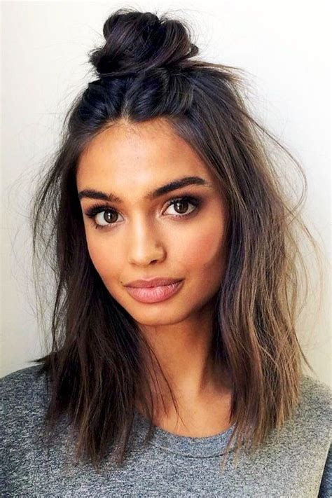 Instead of telling your stylist to cut so. 18 Easy & Chic Ways To Style Medium-Length Hair - The ...
