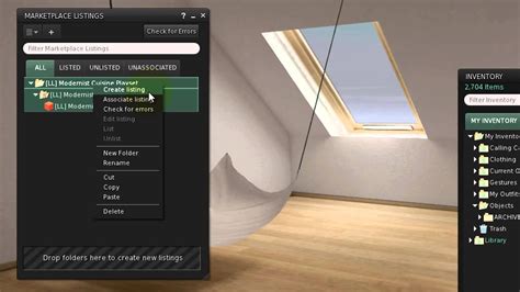 Second Life Viewer-Managed Marketplace: Pt. 2 - Creating a ...