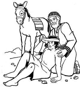 Bible, new testament coloring page. Good Samaritan Clip Art - Bing images | Good samaritan ...