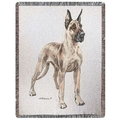 Wrap up with a tropical blanket from zazzle! Great Dane Personalized Dog Throw Blanket