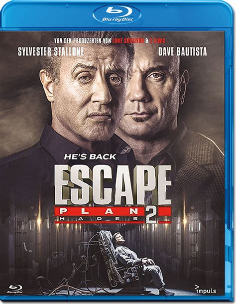 Sylvester stallone, dave bautista, xiaoming huang and others. Escape Plan 2: Hades Blu-ray Blu-ray Filme • World of Games