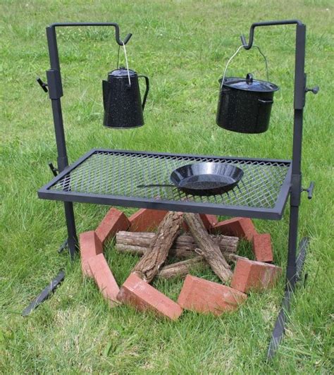 Titan outdoors adjustable campfire swivel grill. Adjustable Grill | Fire pit cooking, Fire pit, Outdoor ...