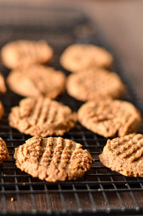You'd never guess there's just 1g net carb in each of these almond flour oatmeal cookies. Almond Butter Cookies - Gluten-Free - MamaShireMamaShire
