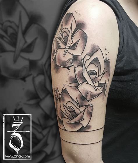 Beran symbolizuje tvrdohlavost, odvahu, nebojácnost, iniciativu a produktivitu. Martin Tattooer Zincik - Czech tattoo artist, Tetování na rameno,Roses abstract tattoo design ...