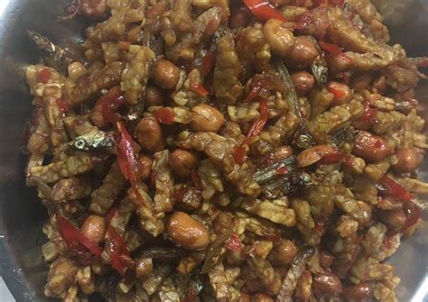 Siapkan 50 ml untuk air asam. Resep Sambel goreng tempe teri kacang tanah kriuk oleh ...