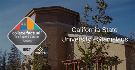 Get information about psychology degree programs and admission and program requirements to make an informed decision about your education. Cal State Stanislaus One of Top 100 Colleges in Nation for ...
