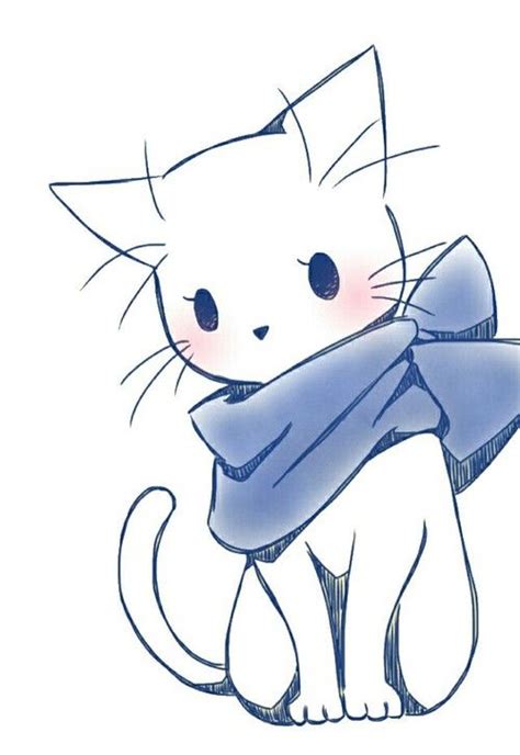 Chat simple à dessiner … voir cette épingle et d'autres images dans drawing ideas par rebecca w. Chaton Mignon A Dessiner - SOSanimaux
