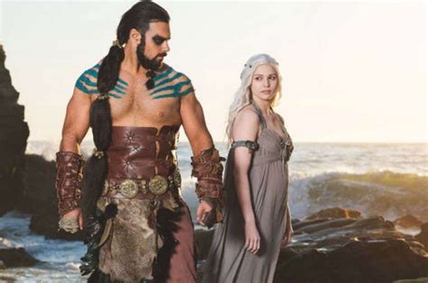 Khal drogo was played by aquaman actor jason momoa. Khal Drogo and Khaleesi - brilliant cosplay! | Game of ...