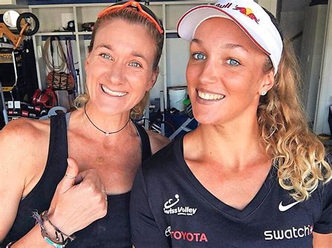 From may 25th to may 30th, 2021. Anouk Vergé-Dépré trainiert und spielt mit Kerri Walsh - Blick