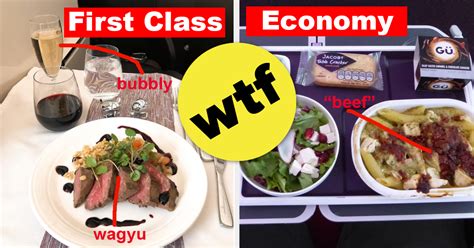 The cost of first class mail rises incrementally disadvantages: What Eating In Economy Vs, First Class Looks Like On 19 ...