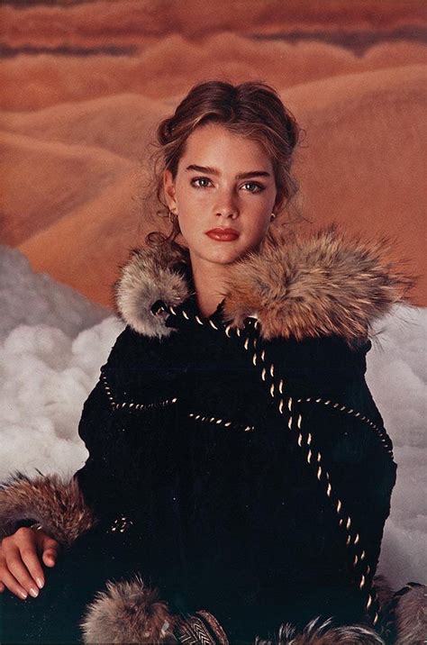 The pictures show brooke in thick makeup and bejeweled, sitting and standing in a steaming, opulent bathtub. Brooke Shields Modeling Coat - Brooke Shields Photo ...