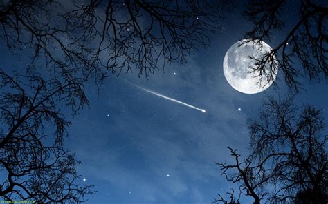 Vers la lune etoile dessin espace univers nature exceptionnelle ciel étoilé aurore boréale nuit fond ecran galaxies ciel étoilé boréal ciel étoilé boréal. falling star (04/11/2013) | Sky moon, Beautiful moon, Shoot the moon