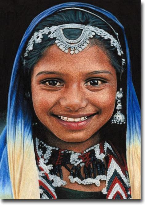Finishing touches complete a pencil drawing of your picture coloured pencils draw a picture from your photo using coloured pencils sketch practicing. Beaded Girl - Portraits - Photorealistic Coloured Pencil ...