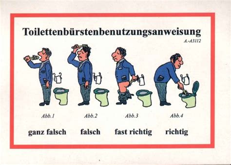 Normalzustand der toilette vor erstmaliger benutzung; richtige Benutzung der Klobürste - www.peugeotforum.de