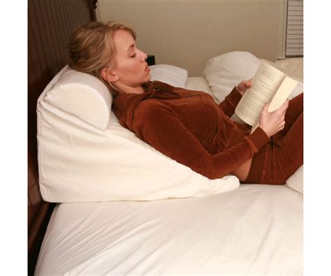 About incline bed therapy isn't it the same thing as what sleeping on pillows does? DeluxeComfort.com Bed Wedge Support Pillow White -- Acid Reflux Wedge