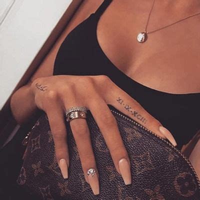 It's certainly nice to get a tattoo style that no one particular else has, we all like to be. Luxury | Tumblr | Tiny finger tattoos, Finger tattoos ...