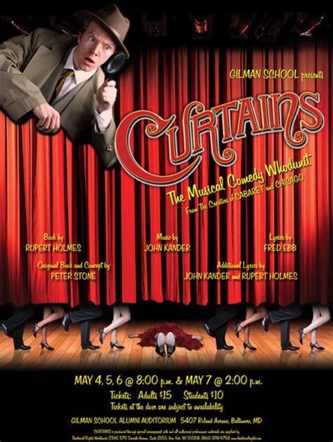 Mamma musical parodie auf abbas mamma mia aus den. Baltimore Fishbowl | Whodunit? Find Out at Curtains, May 4-7: Gilman's Spring Musical Opens ...