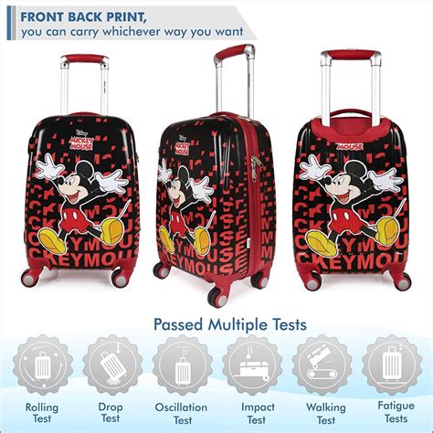 4.7 out of 5 stars. 18" or 22" Mickey Mouse Red Polycarbonate Kids Hard ...