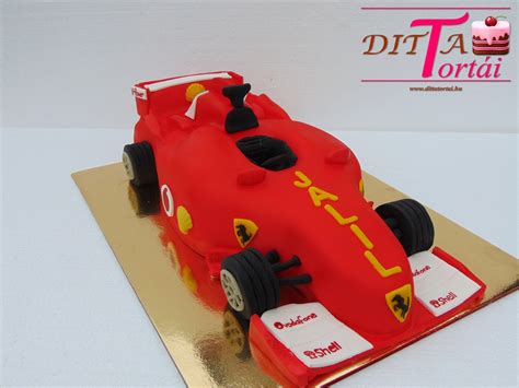 Forma 1 hírek kategóriák szerint. Ditta tortái: Forma 1 ferrari torta