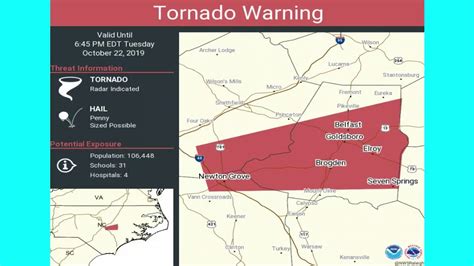 In delaware, millsboro, selbyville, ocean view, millville, laurel, milton, lewes, rehoboth beach and dewey were among the towns under tornado warnings. (RNW) North Carolina TORNADO WARNING - YouTube